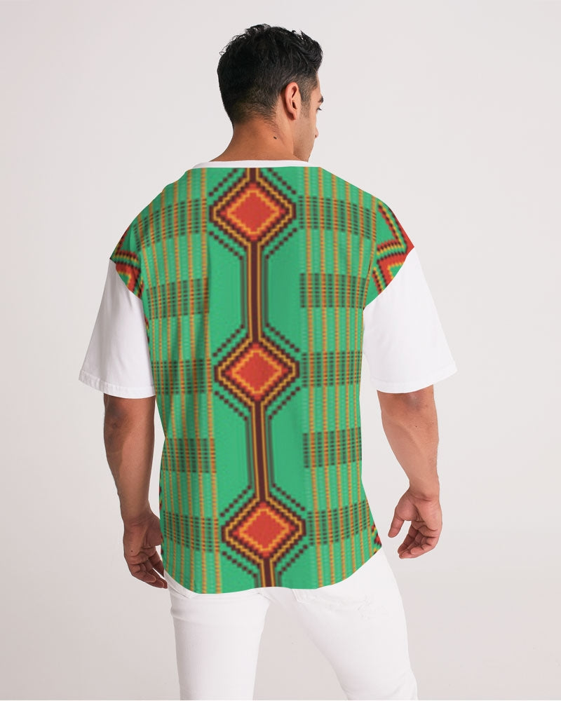 Kente variant 1 Men's Premium Heavyweight Tee