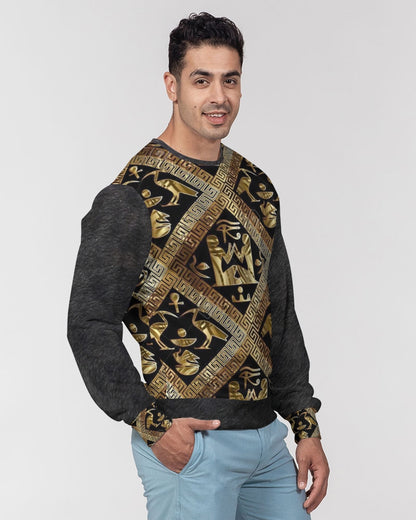 Regal Panther Men's Classic French Terry Crewneck Pullover