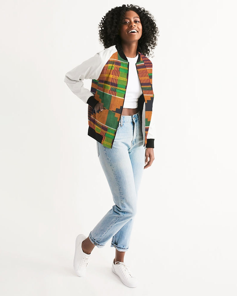 Kente Women's Bomber Jacket