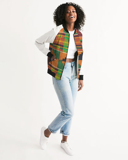 Kente Women's Bomber Jacket