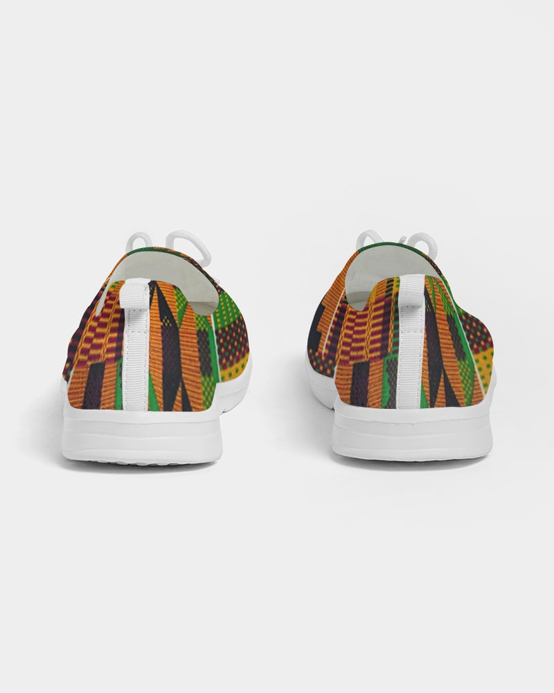Kente Women's Lace Up Flyknit Shoe