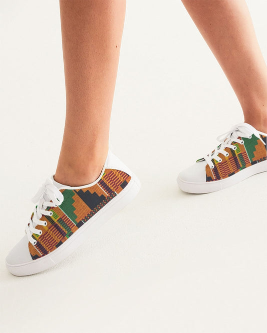 Kente Women's Faux-Leather Sneaker