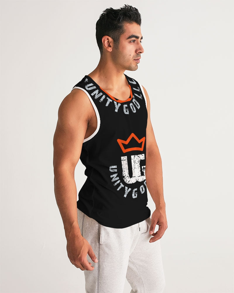 red UNITYGOD Logo Men's Sports Tank