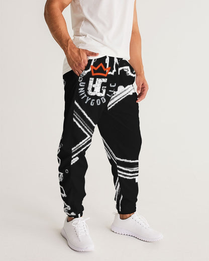 Poly By Nature Men's All-Over Print Track Pants