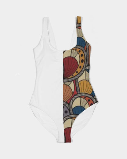 Classic Kente Women's One-Piece Swimsuit