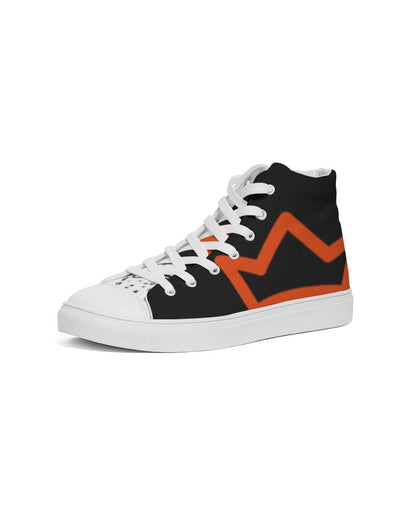 red UNITYGOD Logo Women's Hightop Canvas Shoe