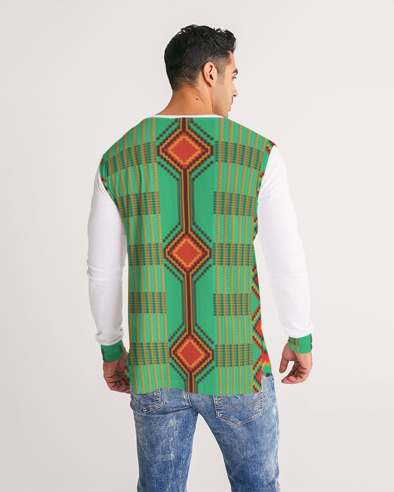 Kente variant 1 Men's Long Sleeve Tee