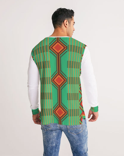 Kente variant 1 Men's Long Sleeve Tee