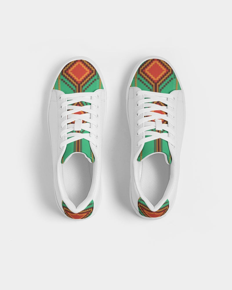 Kente variant 1 Men's Faux-Leather Sneaker