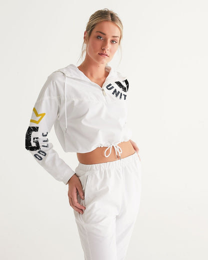UNITYGOD Logo 4 Women's Cropped Windbreaker