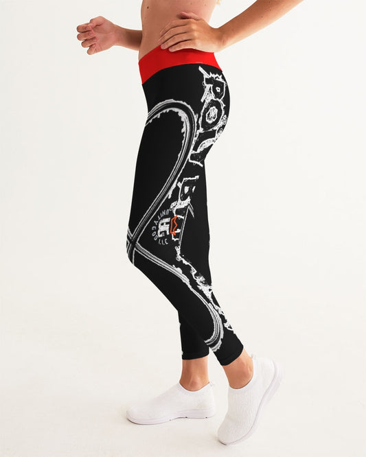 Poly By Nature Women's All-Over Print Yoga Pants