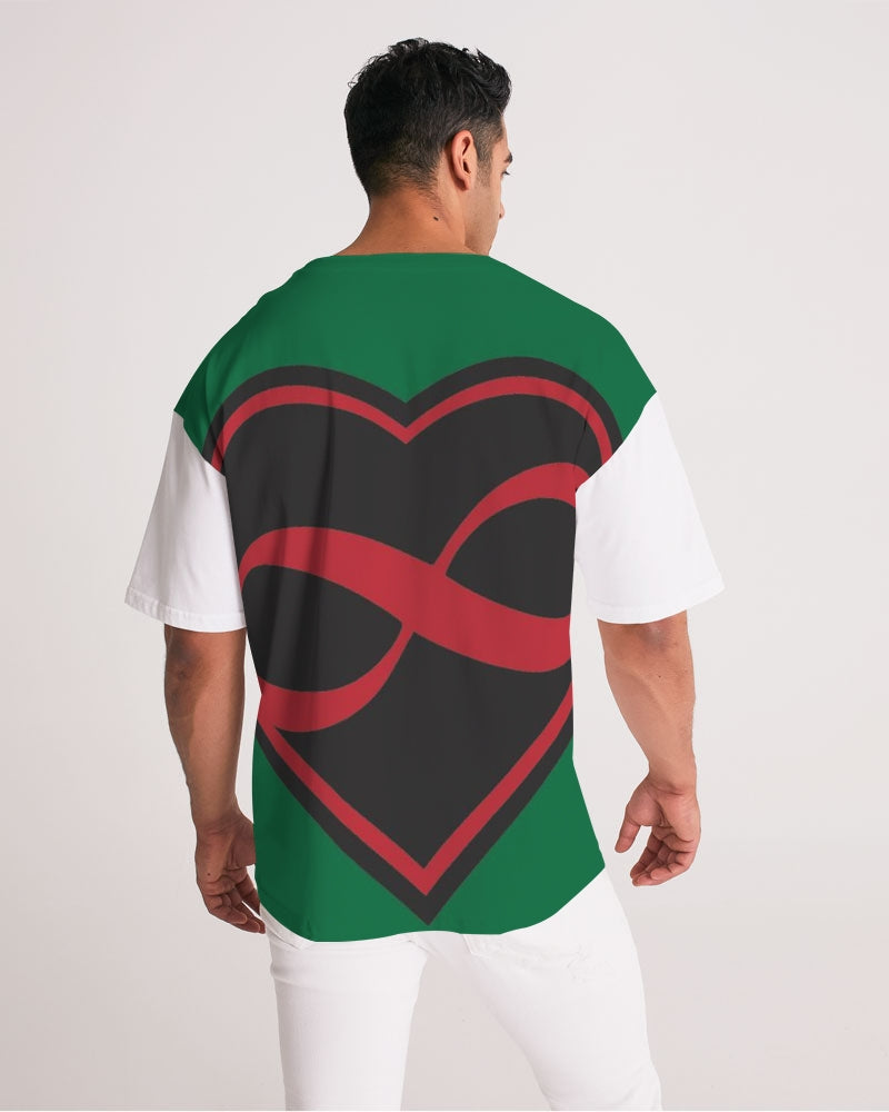 Black polyamorous flag Men's Premium Heavyweight Tee