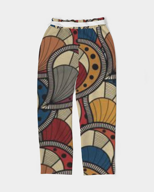 Classic Kente Women's Belted Tapered Pants