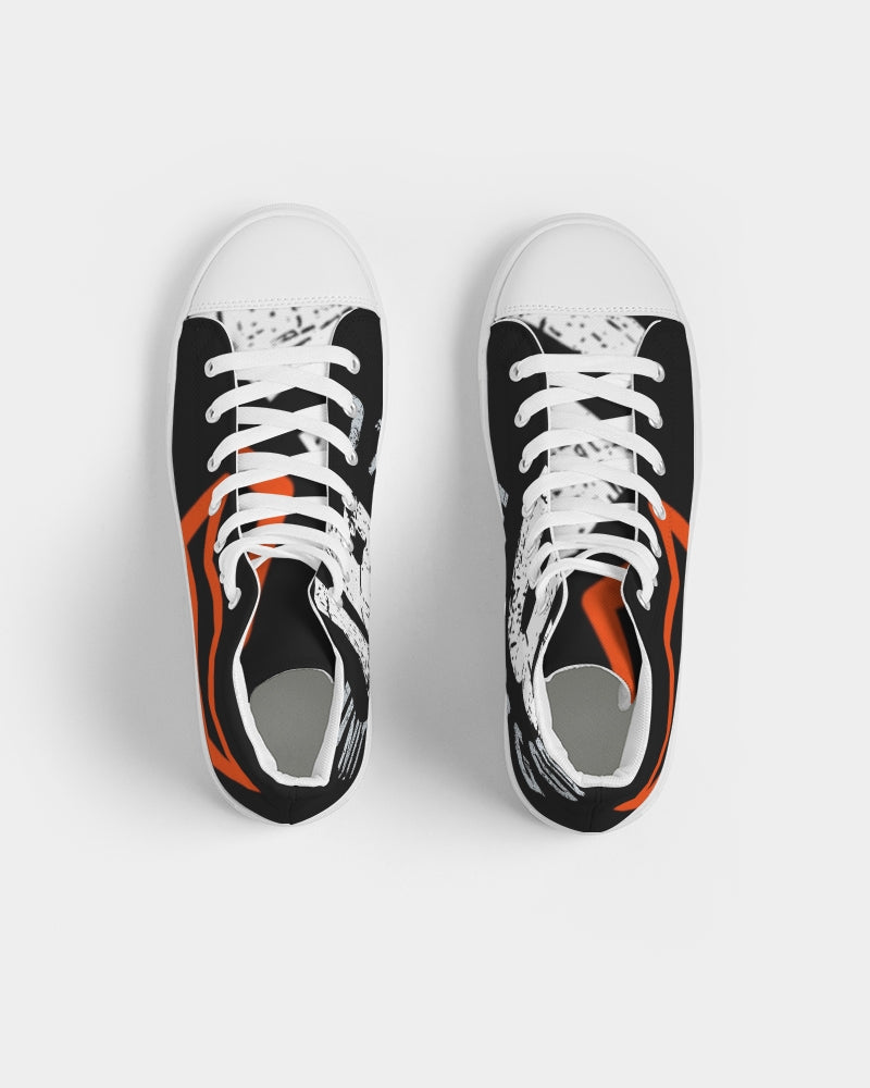 red UNITYGOD Logo Women's Hightop Canvas Shoe