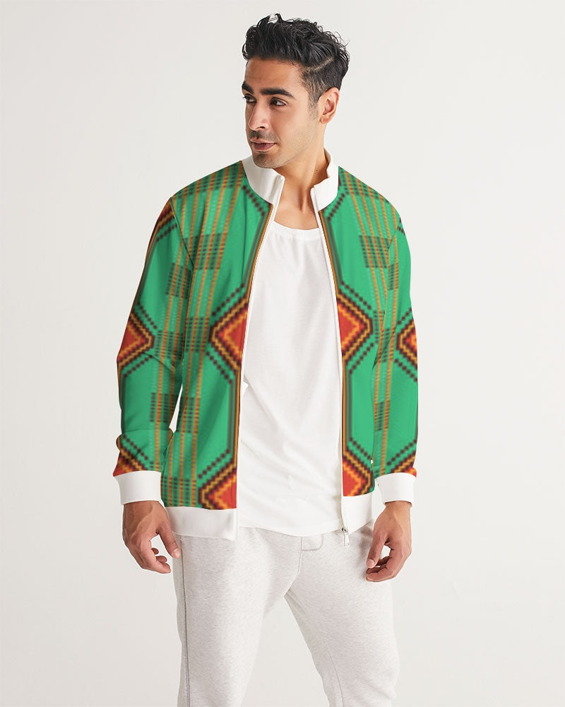 Kente variante 1 chaqueta deportiva para hombre 