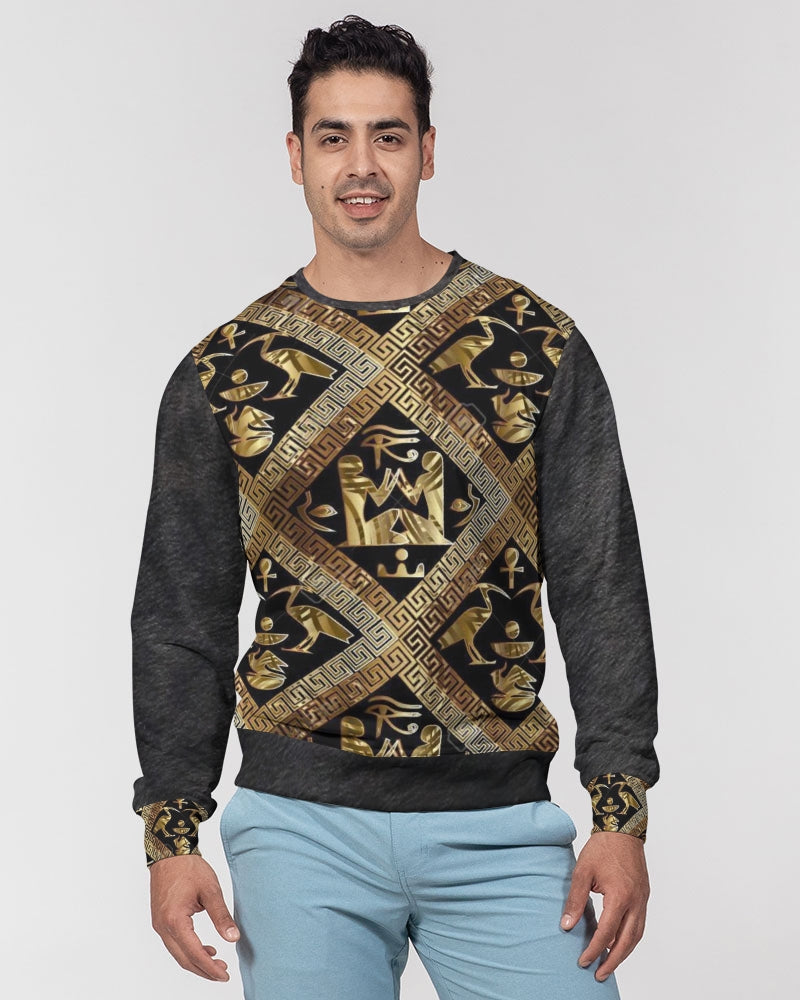Regal Panther Men's Classic French Terry Crewneck Pullover