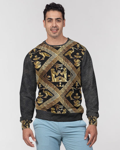 Regal Panther Men's Classic French Terry Crewneck Pullover