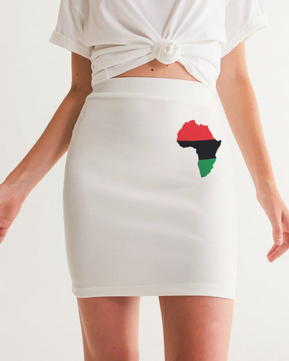 Pan African continental symbol Women's Mini Skirt