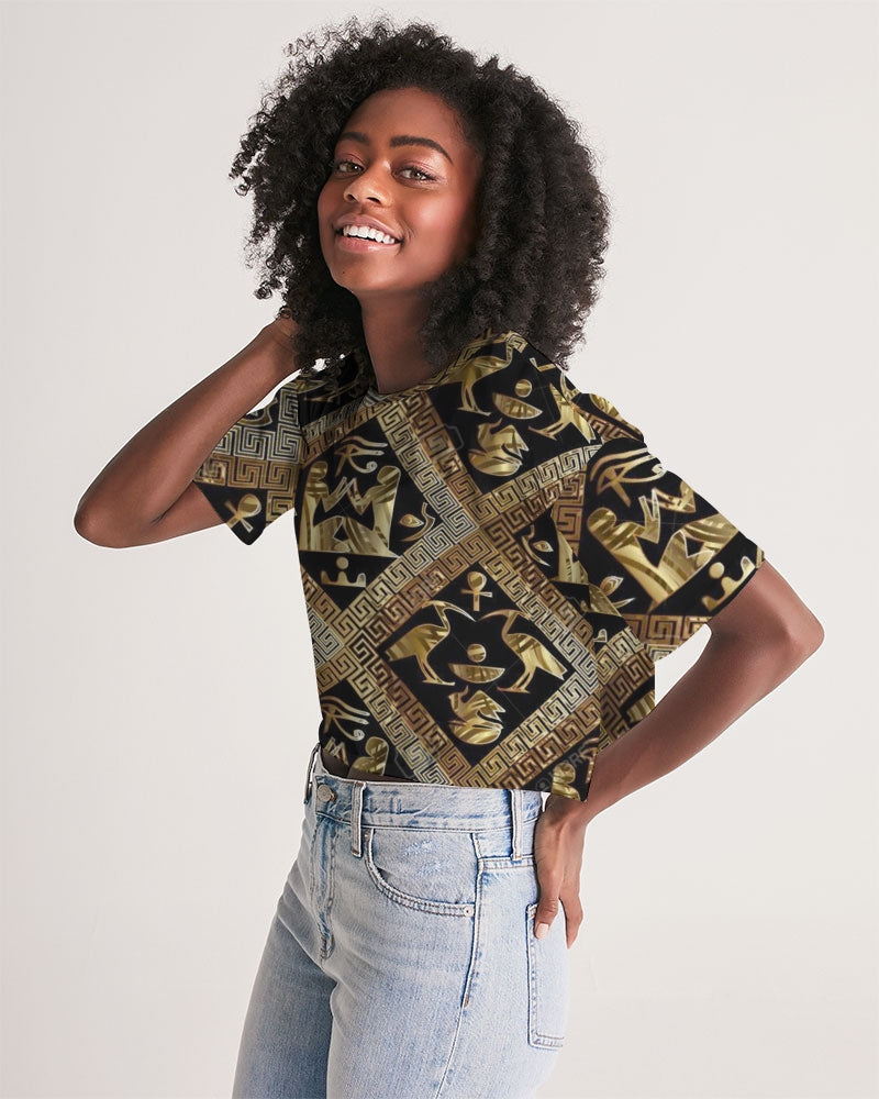 Regal Panther Women's Lounge Cropped Tee