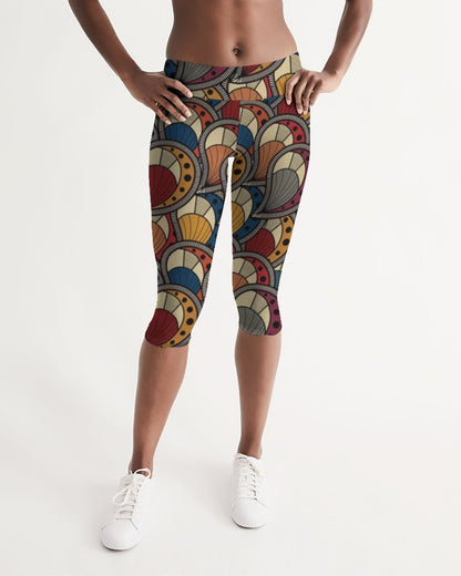 Classic Kente Women's Mid-Rise Capri
