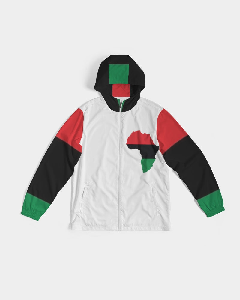 Pan African continental symbol Men's Windbreaker