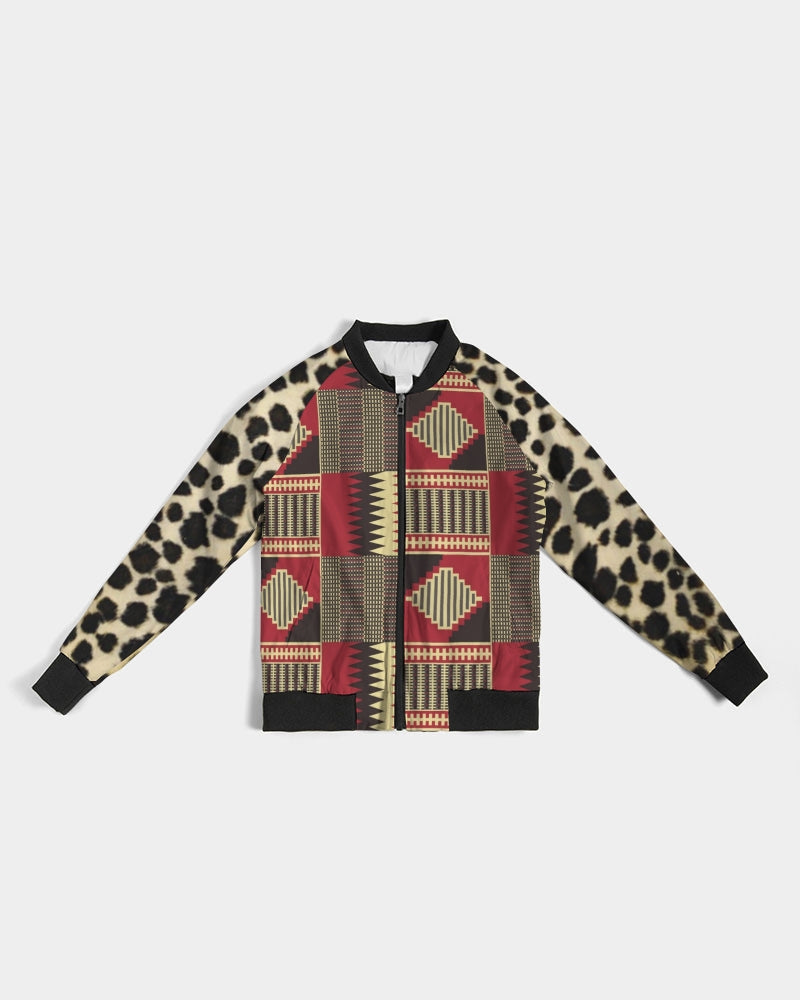 BRW Kente Women's Bomber Jacket