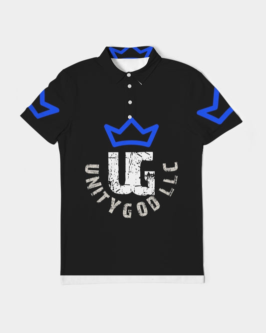 UNITYGOD Logo 5 Men's Slim Fit Short Sleeve Polo