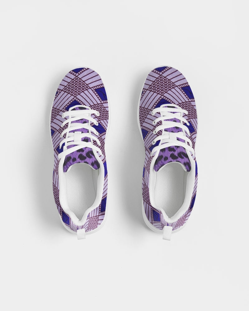 Purple Leopard Men's Athletic Shoe