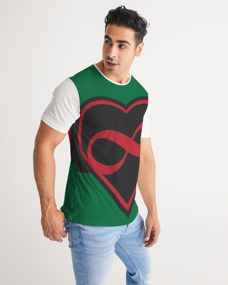 Black polyamorous flag Men's Tee