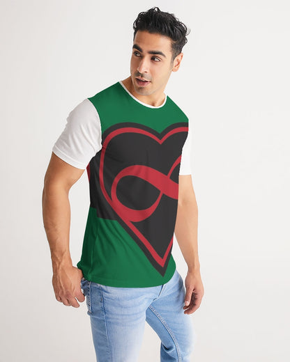 Black polyamorous flag Men's Tee
