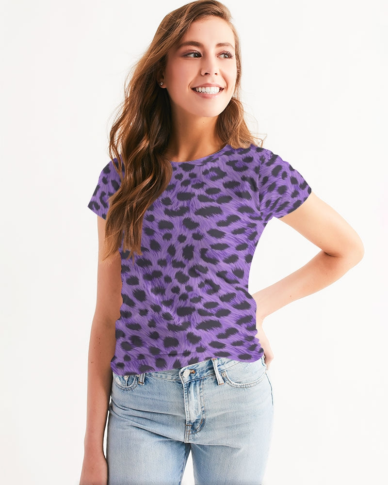 Purple Leopard Women's Tee