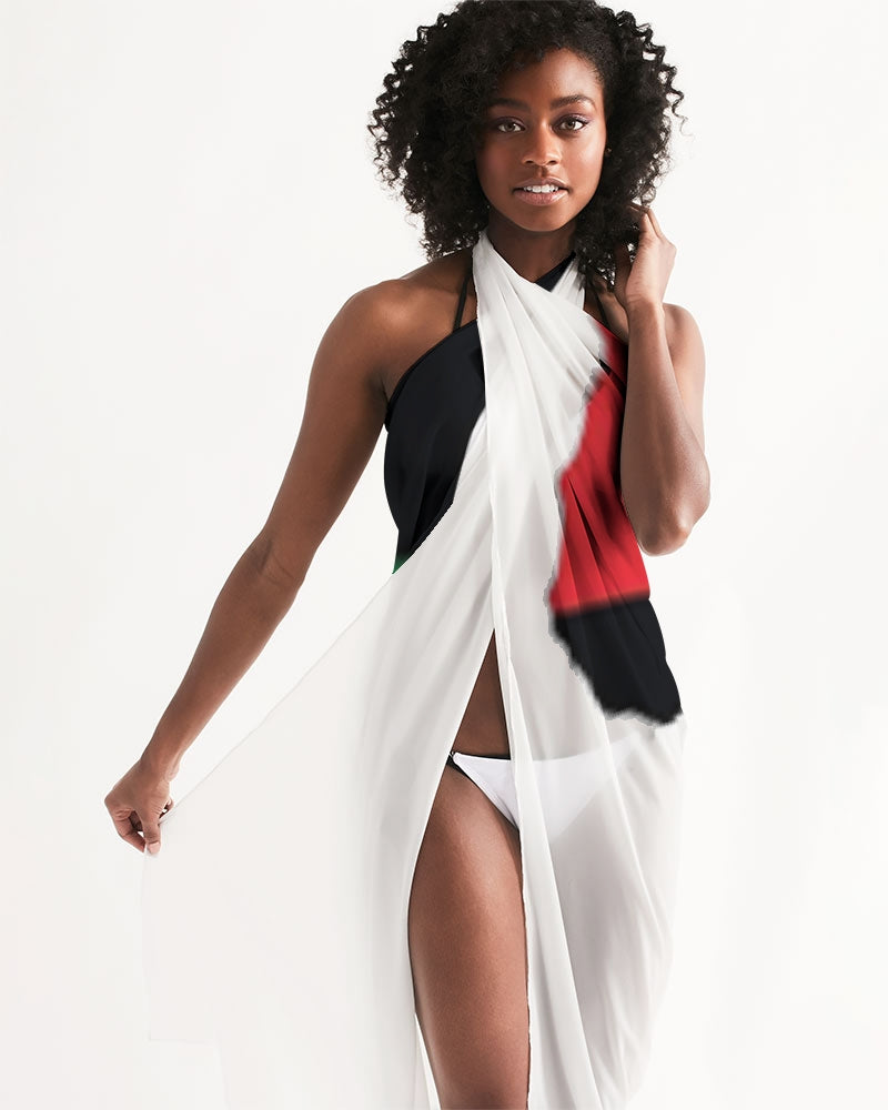 Pan African continental symbol Swim Cover Up