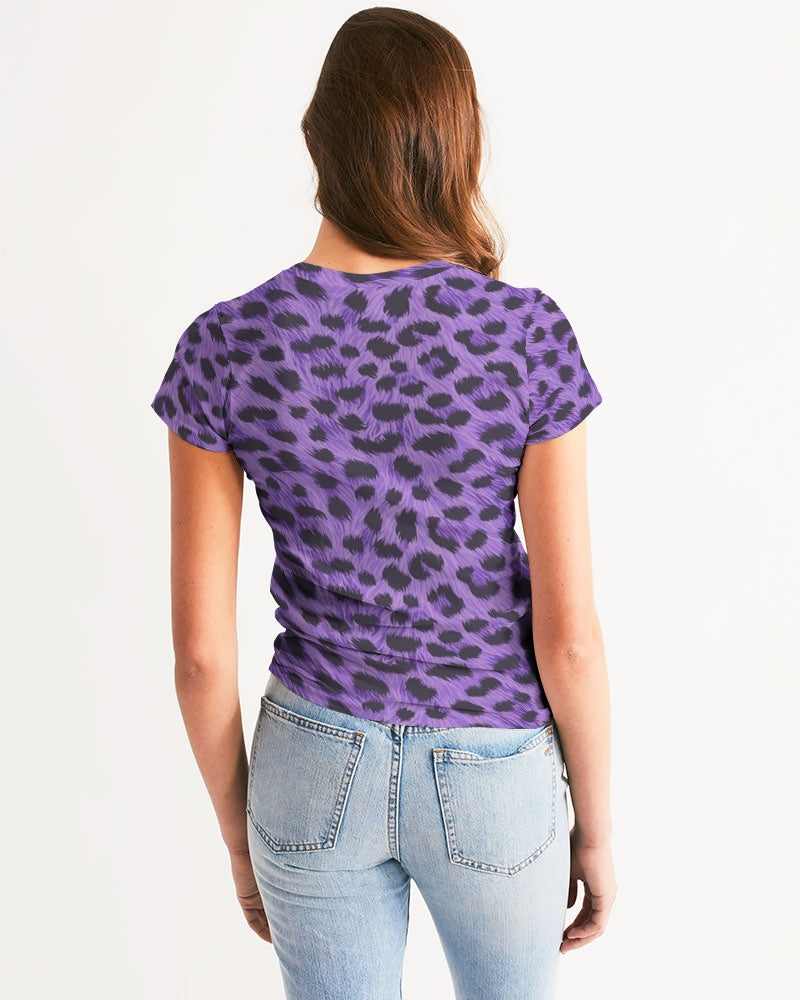 Purple Leopard Women's Tee