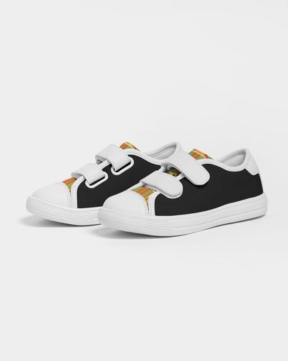 Black Kids Velcro Sneaker