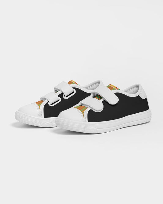 Black Kids Velcro Sneaker
