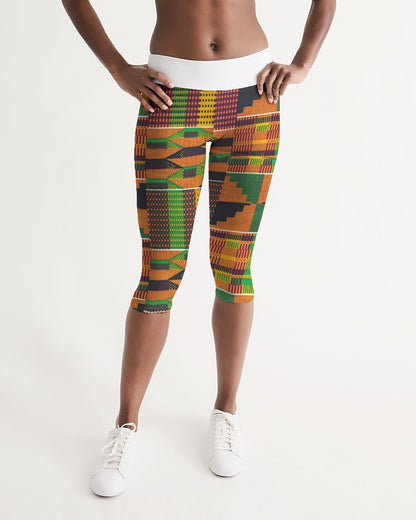 Kente Women's Mid-Rise Capri