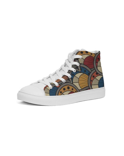 Classic Kente Men's Hightop Canvas Shoe