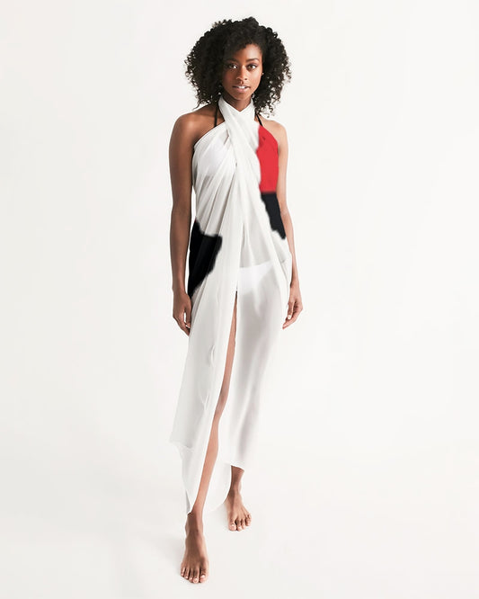 Pan African continental symbol Swim Cover Up