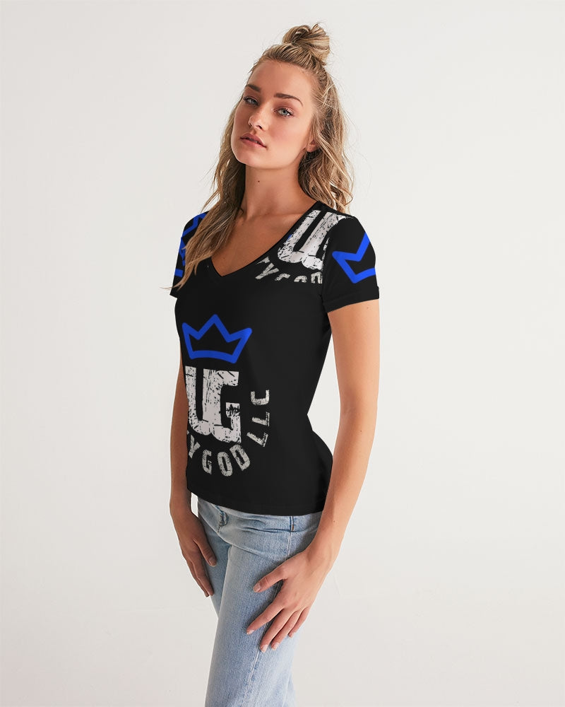 UNITYGOD Logo 5 Women's V-Neck Tee