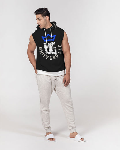 UNITYGOD Logo 5 Men's Premium Heavyweight Sleeveless Hoodie