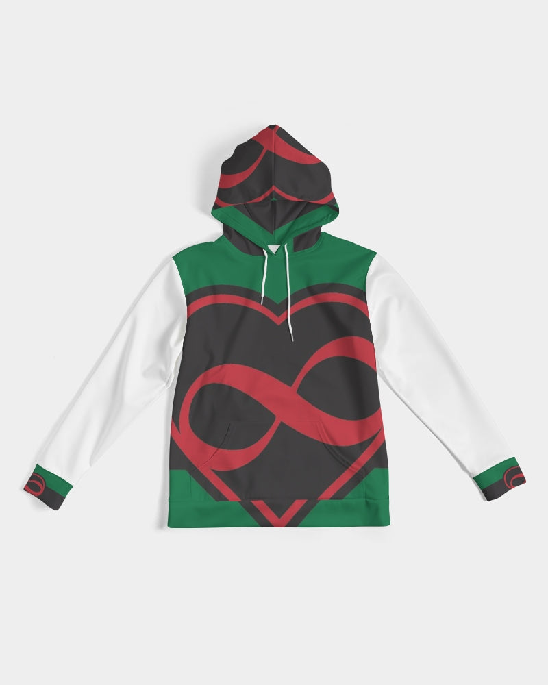 Black polyamorous flag Men's Hoodie