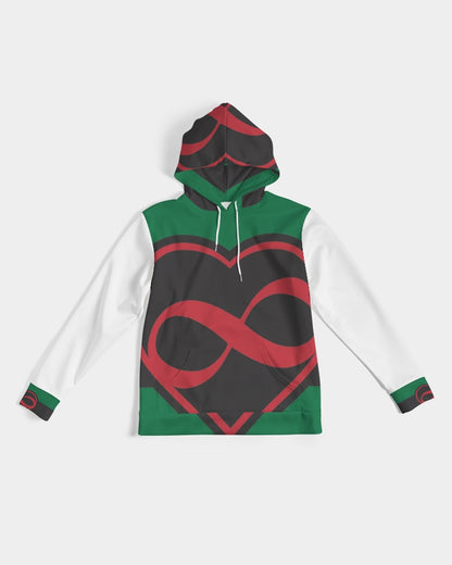 Black polyamorous flag Men's Hoodie