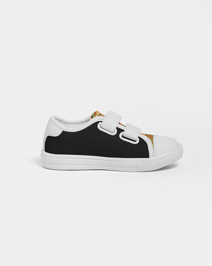 Black Kids Velcro Sneaker