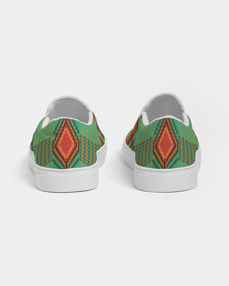 Kente variant 1 Women's Slip-On Canvas Shoe