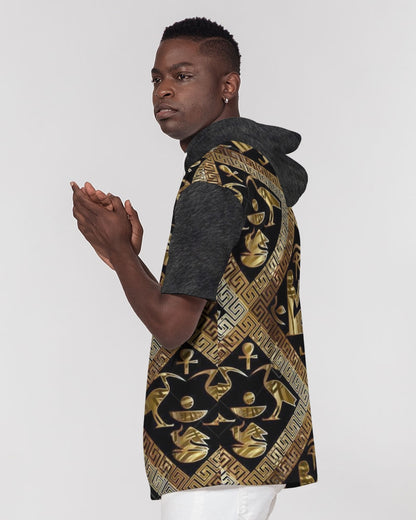 Regal Panther Men's Premium Heavyweight Short Sleeve Hoodie