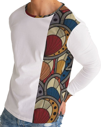 Classic Kente Men's Long Sleeve Tee