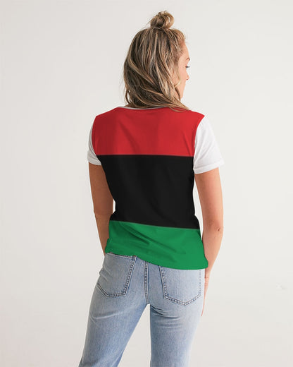 Pan African continental symbol Women's V-Neck Tee