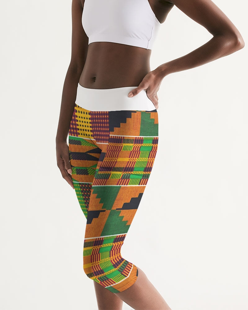 Kente Women's Mid-Rise Capri
