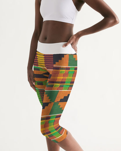 Kente Women's Mid-Rise Capri