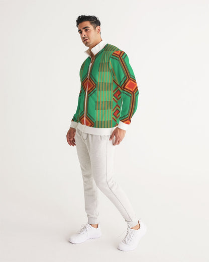 Kente variante 1 chaqueta deportiva para hombre 